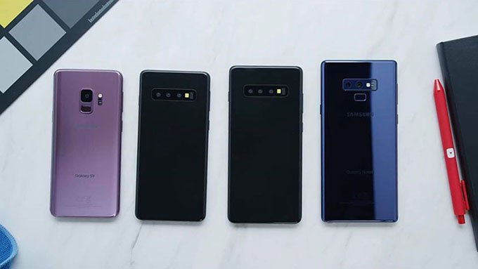 Samsung đã gia tăng độ phủ màn hình bộ đôi Galaxy S10 đến mức tối đa