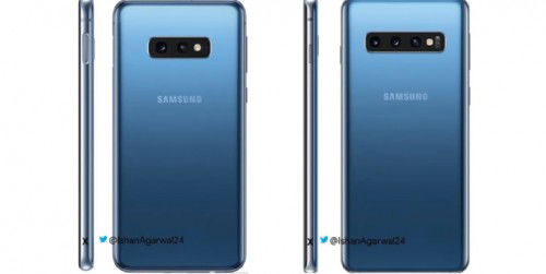 Galaxy S10 và Galaxy S10e xuất hiện với phiên bản màu xanh ấn tượng