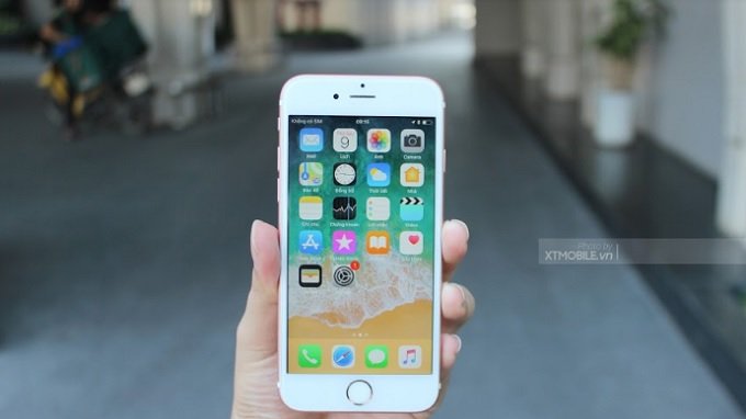 Màn hình iPhone 6S khá mịn với công nghệ Retina