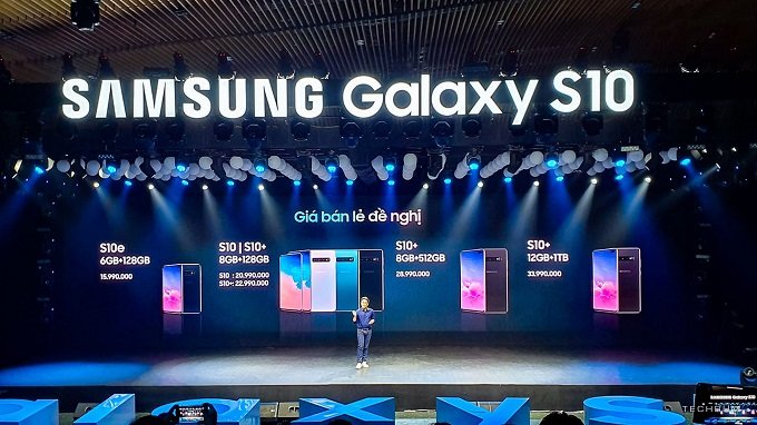 Giá bán Galaxy S10 tại Việt Nam