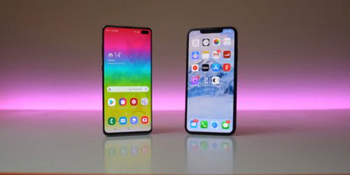 So sánh độ bền của Galaxy S10 Plus và iPhone Xs Max