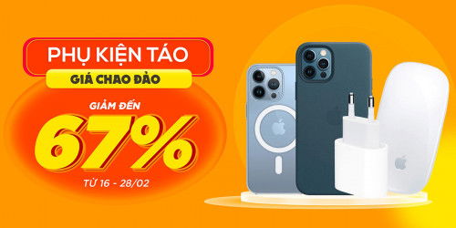 Phụ kiện xịn giá sốc: Ốp lưng, sạc nhanh, AirTags chính hãng Apple giảm giá đến 67%