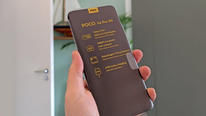 Poco X4 Pro hiển thị chân thật