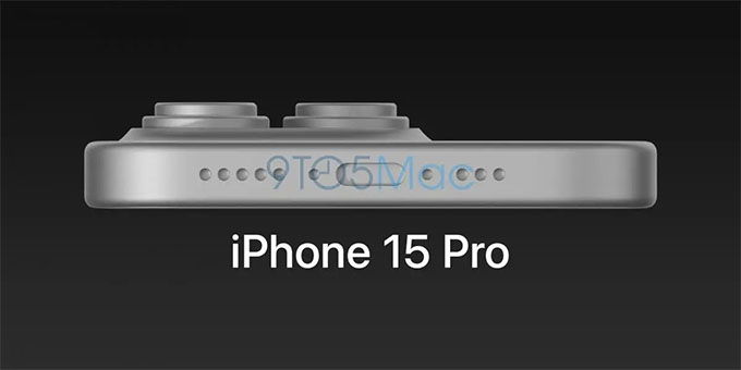 Chiêm ngưỡng rõ hơn về ảnh Render iPhone 15 Pro