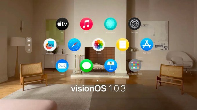 VisionOS 1.0.3 bao gồm tùy chọn đặt lại thiết bị nếu quên mật khẩu.