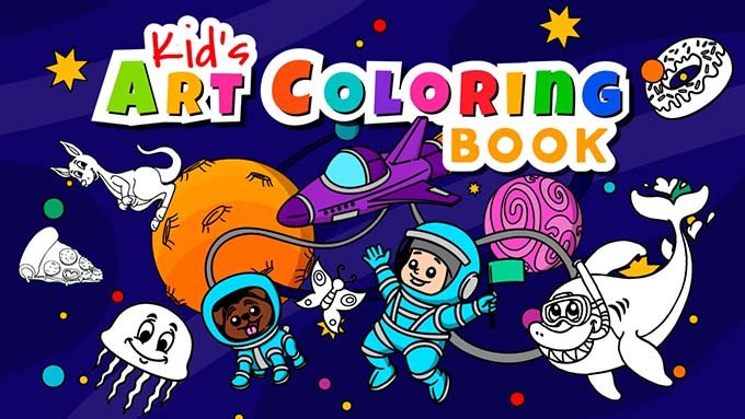 Coloring book Kids Art game