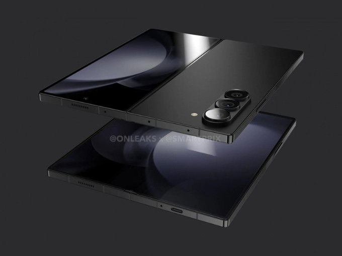 Hình ảnh render của Galaxy Z Fold 6