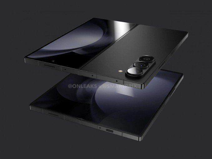 Hình ảnh render của Galaxy Z Fold 6