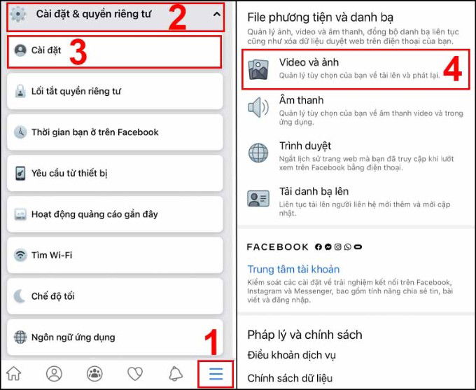 Cách đăng ảnh Facebook nét căng trên iPhone