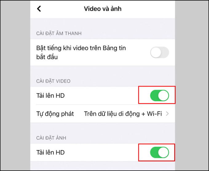 Cách đăng ảnh Facebook nét căng trên iPhone