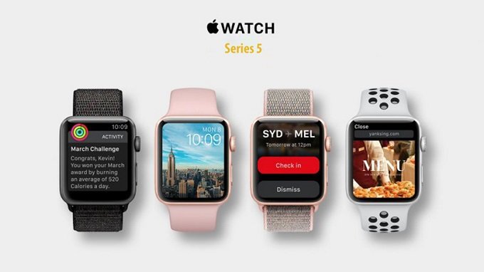 Thiết kế của Apple Watch S5 có thể sẽ giống với Apple Watch S4