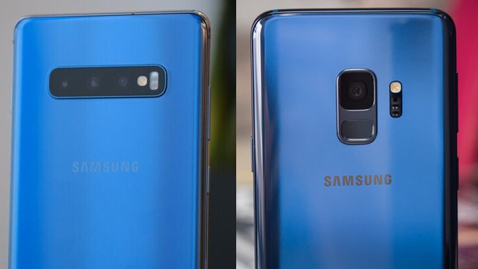 Galaxy S10, S10 Plus có màu xanh dương tương tự Samsung S9