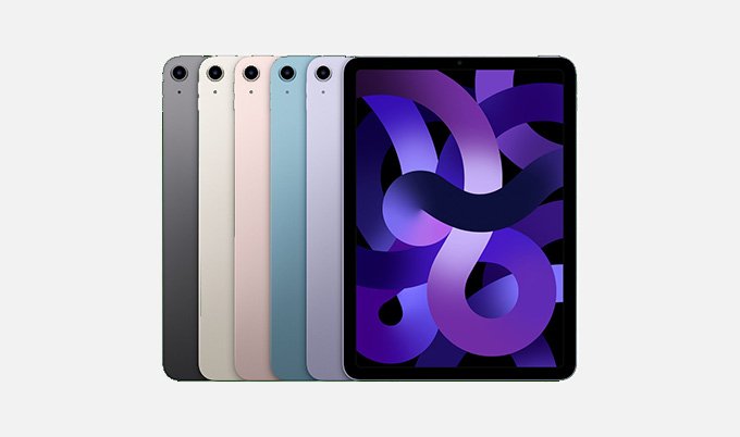 Tổng hợp thông số kỹ thuật của iPad Air 5: bảng màu màn hình
