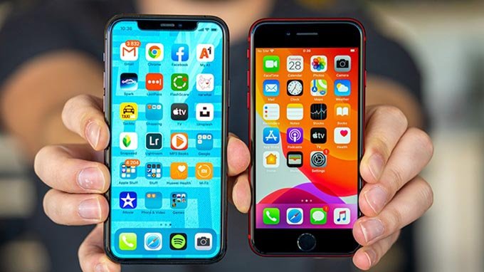 iPhone SE 3 có màn hình gọn hơn iPhone 11