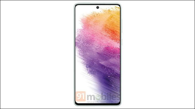 Hình ảnh của Galaxy A73 lộ diện