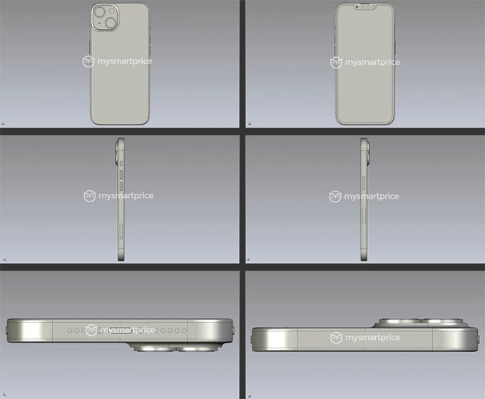 Lộ diện hình vẽ CAD render của 4 phiên bản iPhone 12 