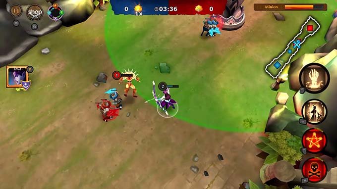 Legendary Heroes là game MOBA offline trên mobile