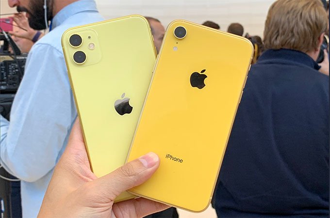 iPhone 14 có sắc vàng khác biệt với iPhone 11 và iPhone XR