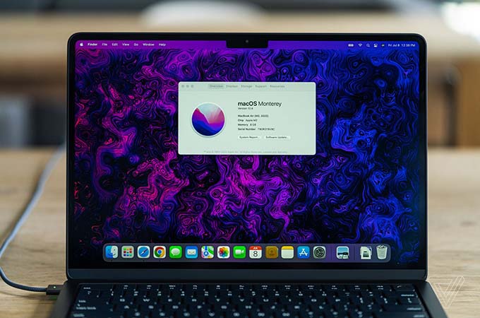 Macbook Air M2 được cung cấp các bản cập nhật mới nhất