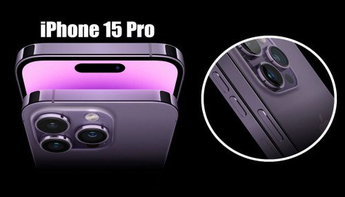 Lộ ảnh thiết kế iPhone 15 Pro: Nút âm lượng có ngoại hình khác lạ