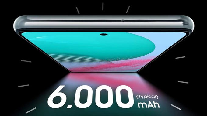Galaxy M54 có dung lượng pin khủng lên đến 6000mAh