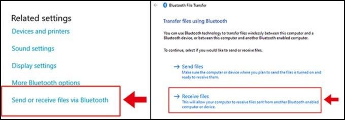 Chuyển tệp tin tài liệu kể từ điện thoại thông minh sang trọng PC vày liên kết Bluetooth