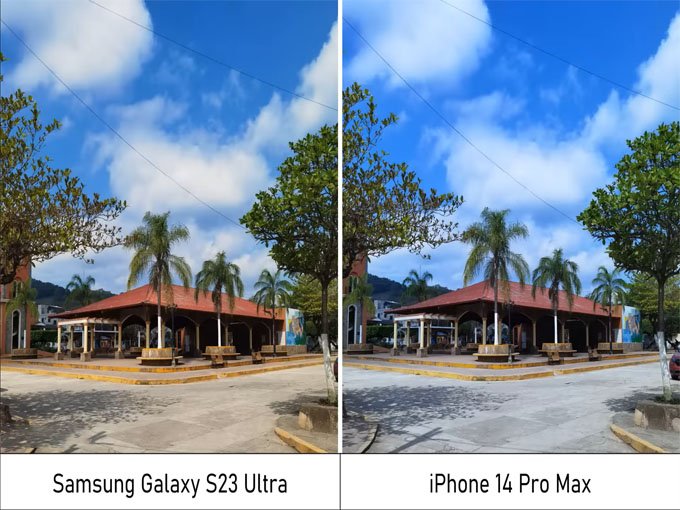 So sánh camera chính của Galaxy S23 Ultra và iPhone 14 Pro Max