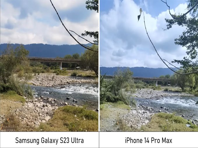 So sánh camera góc siêu rộng của Samsung Galaxy S23 Ultra và iPhone 14 Pro Max