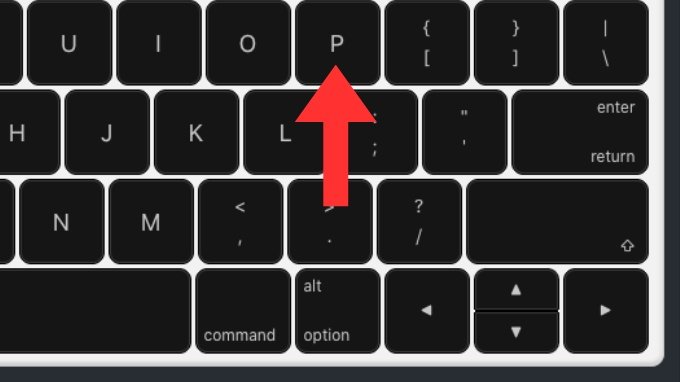 Bước 2 gõ ký hiệu Pi trên MacBook