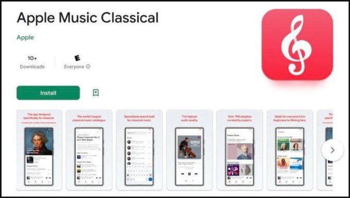 Cài đặt Apple Music Classical trên Android