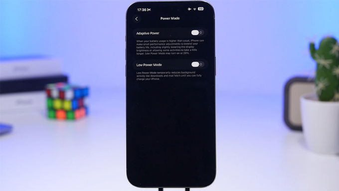 Adaptive Power trên iOS 26 là gì