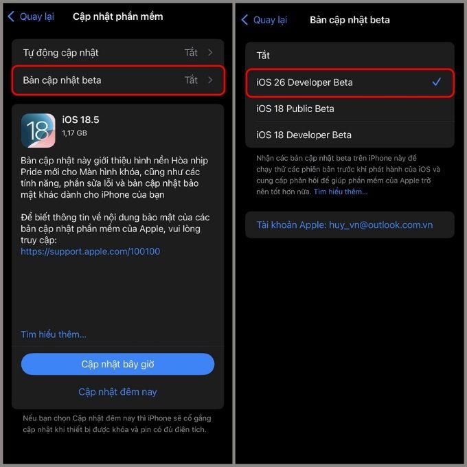 Hướng dẫn cập nhật iOS 26 cho iPhone 11