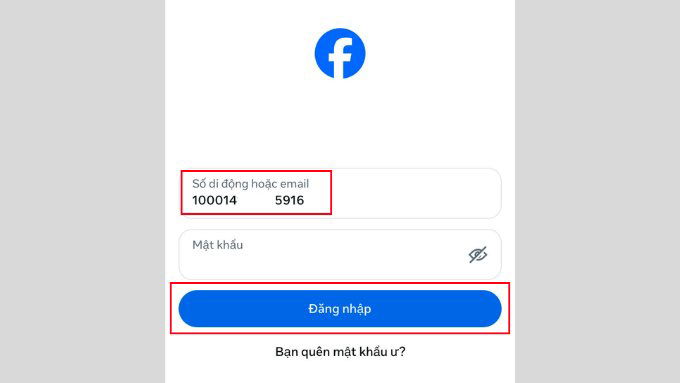 Hướng dẫn chi tiết đăng nhập Facebook không cần số điện thoại và Email