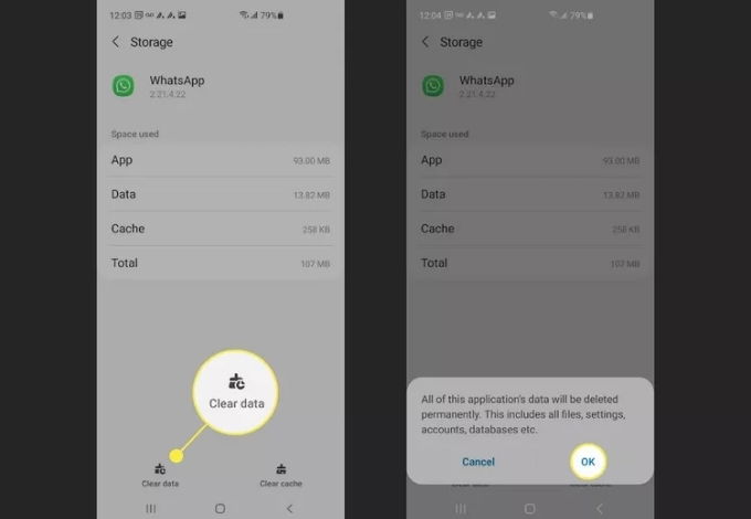 Cách đăng xuất WhatsApp trên Android