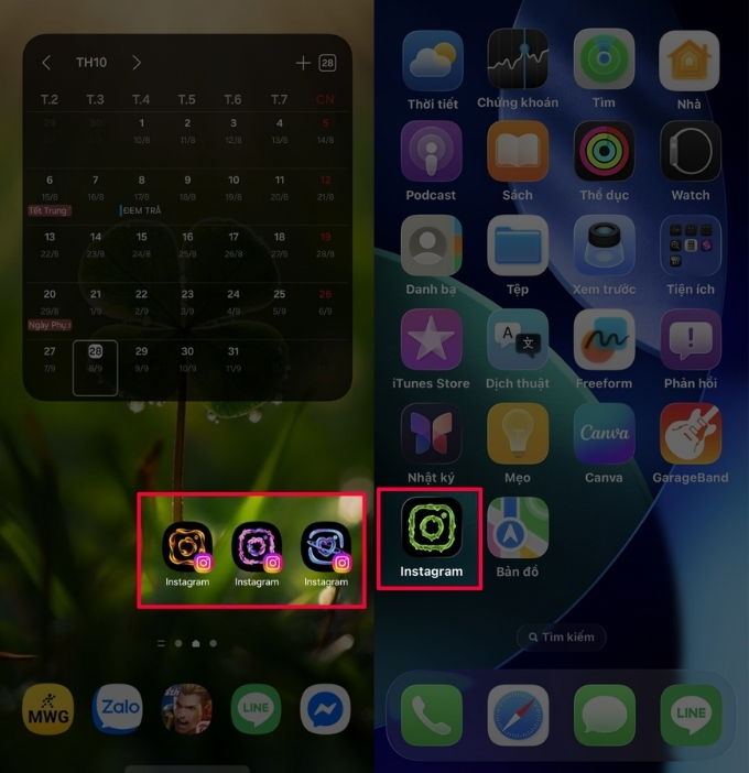 Hướng dẫn từng bước cách đổi logo ứng dụng Instagram