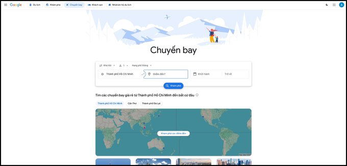 Cách sử dụng Google Flight để săn và đặt vé máy bay