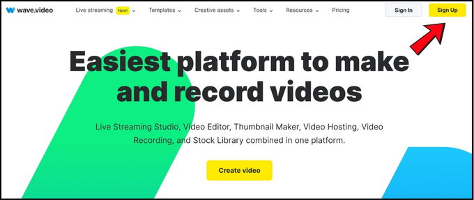 Cách tạo tài khoản Wave Video miễn phí
