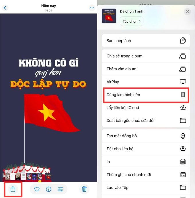 Cách tải và cài đặt hình nền 2/9 trên điện thoại