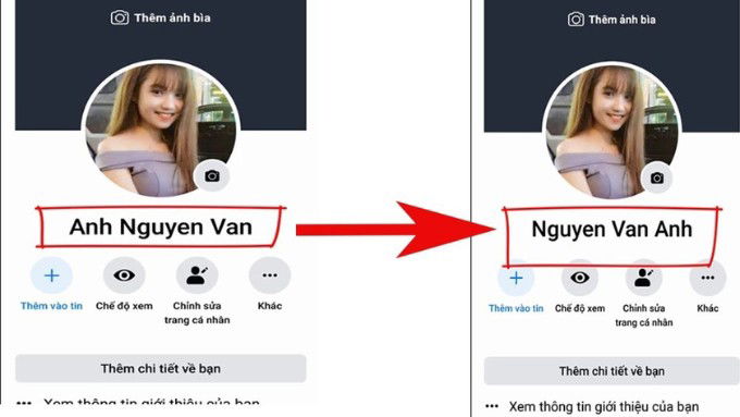 Có thể đổi tên Facebook 1 chữ hay không?