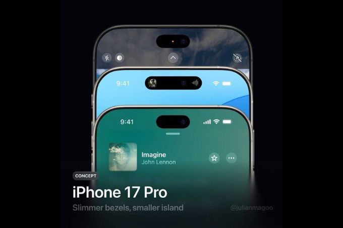 Dynamic Island trên iPhone 17 Pro sẽ thu nhỏ