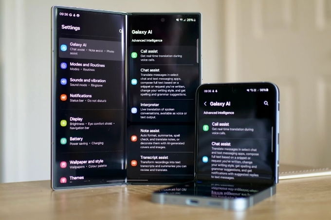 Galaxy AI có trên điện thoại nào