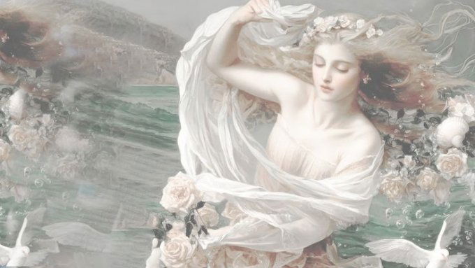 Hình nền nữ thần Aphrodite trên máy tính