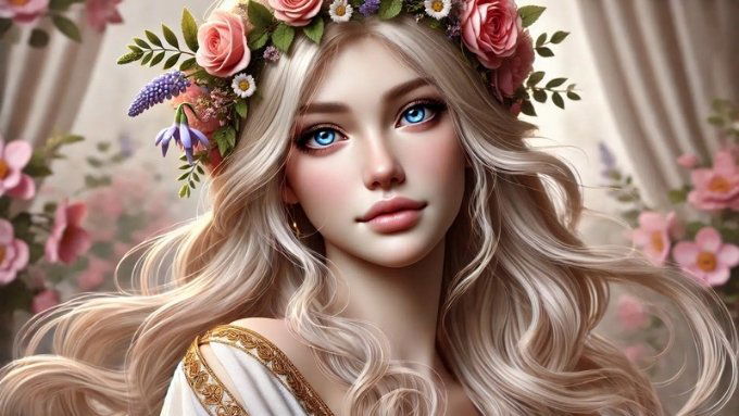 Hình nền nữ thần Aphrodite trên máy tính
