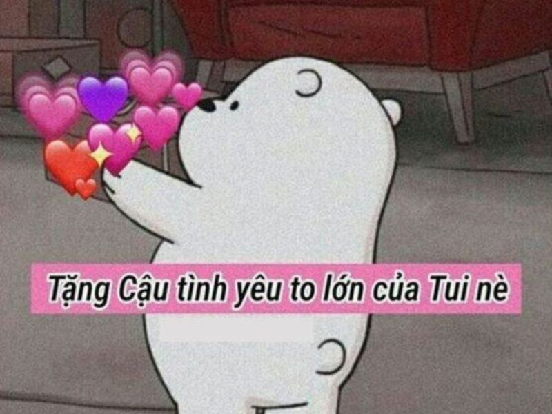 Meme Valentine ngọt ngào, dễ thương cho các cặp đôi