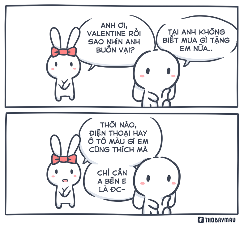 Meme Valentine ngọt ngào, dễ thương cho các cặp đôi