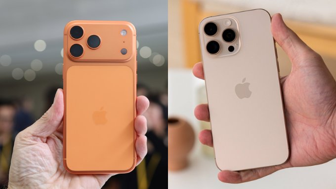 So sánh iPhone 17 Pro Max và iPhone 16 Pro Max về thiết kế