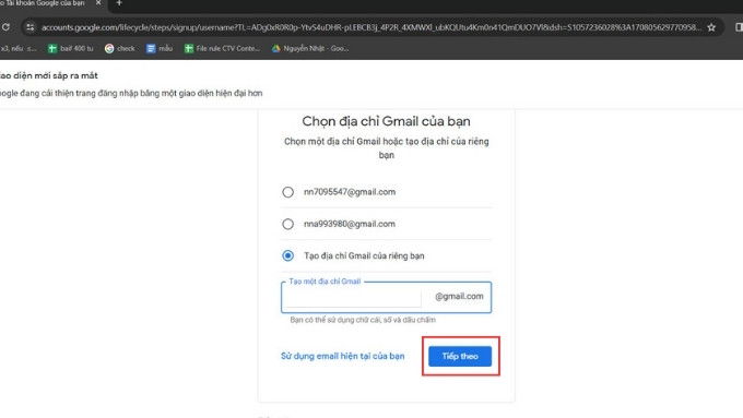 Cách tạo Gmail không cần dùng số điện thoại với máy tính