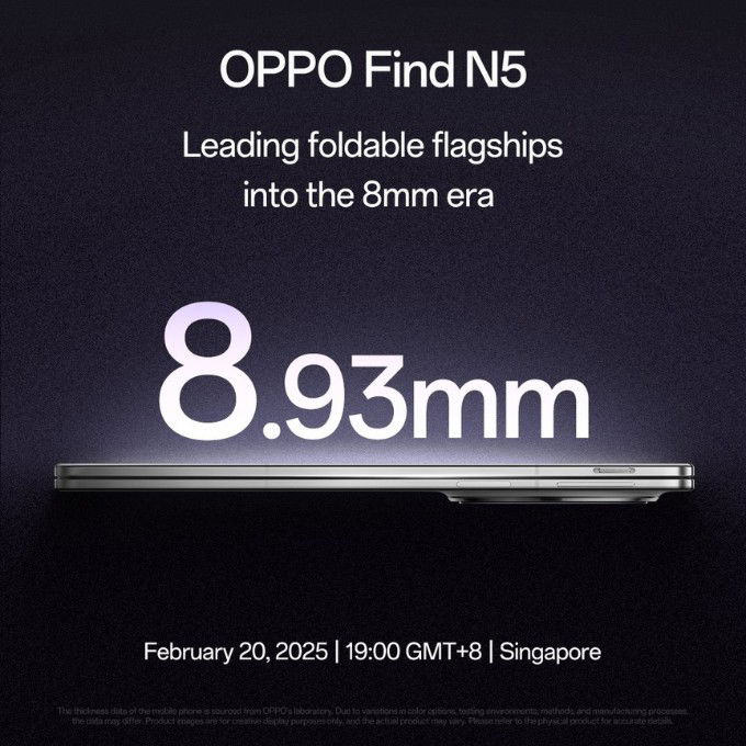 Teaser Oppo Find N5
