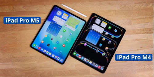 So sánh iPad Pro M5 và iPad Pro M4