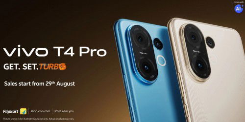 Vivo T4 Pro 5G ra mắt: Màn hình AMOLED cong, zoom tiềm vọng 3x và chip Snapdragon 7 Gen 4